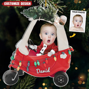 Custom Photo Our Favorite Gift - Family Personalized Acrylic Ornament - New Release