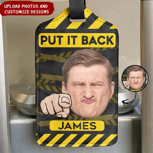 Put It Back - Personalized Photo Luggage Tag