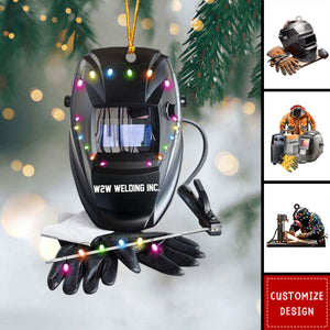 Personalized  Welder Ornament - New Release