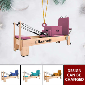 Personalized Pilates Christmas Ornament - New Release