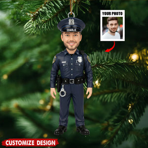 Proud To Be Police Officer - Personalized Police Officer Ornament