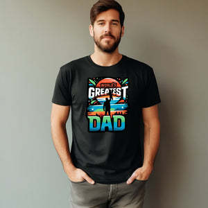 Personalized Best Dad, NO.1 Dad T-Shirt - Gifts for Dad