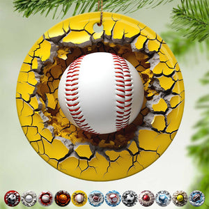 Sports Balls Ceramic Ornament - New Release