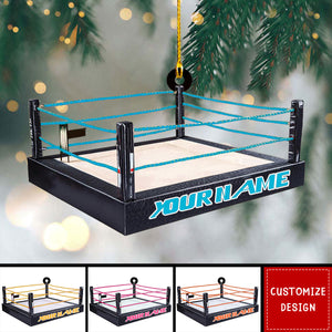 Personalized Wrestling Christmas Ornament Gift For Wrestler - New Release