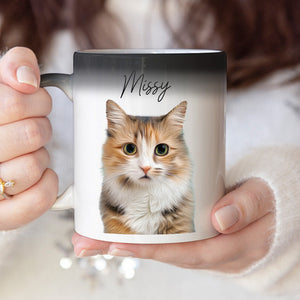 Custom Photo My Furreal And Unconditional Love - Dog & Cat Personalized Custom Color Changing Mug - Gift For Pet Owners, Pet Lovers