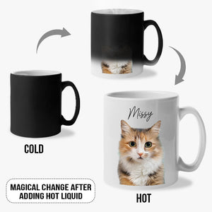 Custom Photo My Furreal And Unconditional Love - Dog & Cat Personalized Custom Color Changing Mug - Gift For Pet Owners, Pet Lovers