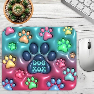NEW! 3D Inflated Dog Mom Mouse Pad