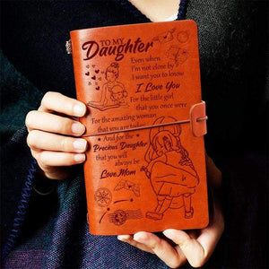MOM To Daughter - I Love You- Vintage Journal
