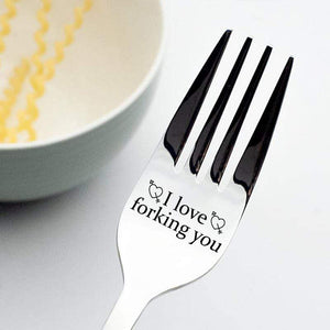 Engraved Fork - Best Gift for Husband Wife and Family