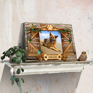 Customized Pet Memorial Canvas Prints - Personalized Poster