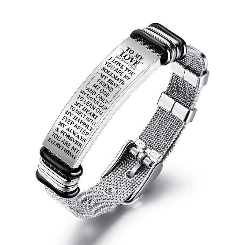 To My Love - Soulmate - Stainless Steel Bracelet