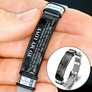To My Love - My Sunshine - Stainless Steel Bracelet