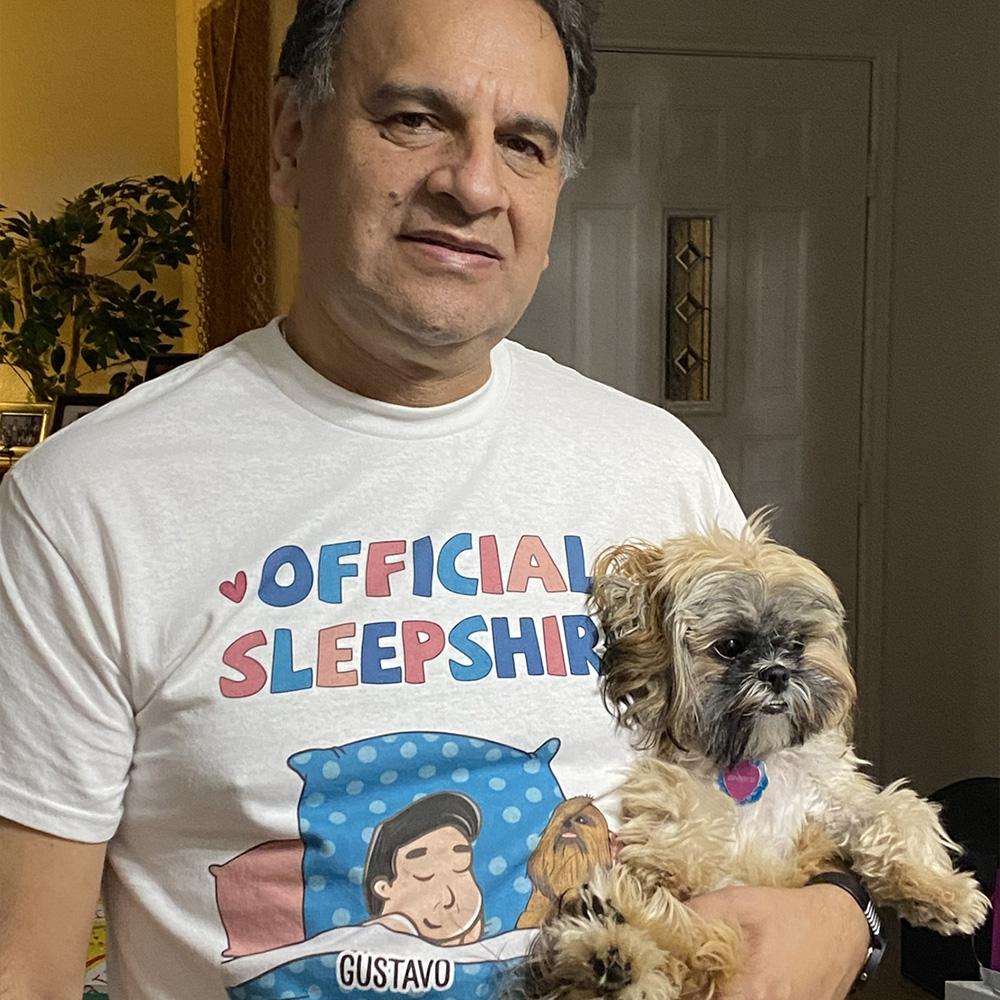 Dog Official Sleepshirt - Personalized Custom Unisex T-shirt