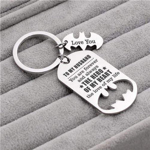 To My Husband - You Are My Hero - Sweet Keychain