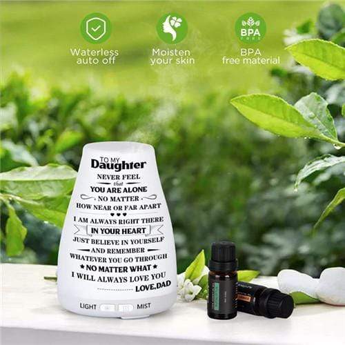 Dad To Daughter - Engraved Essential Oil Diffuser