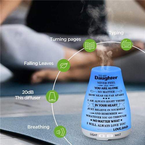 Dad To Daughter - Engraved Essential Oil Diffuser