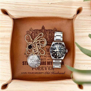 To My Wife - You Are My Queen Forever - Leather Valet Tray