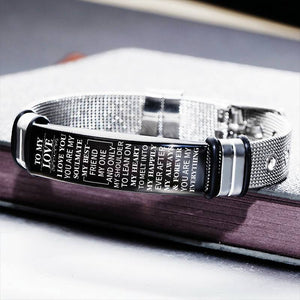To My Love - Soulmate - Stainless Steel Bracelet