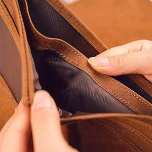 Dad To Son - Genuine Premium Leather Bifold Card Wallet