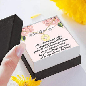 To My Granddaughter - Going Place - Compass Necklace