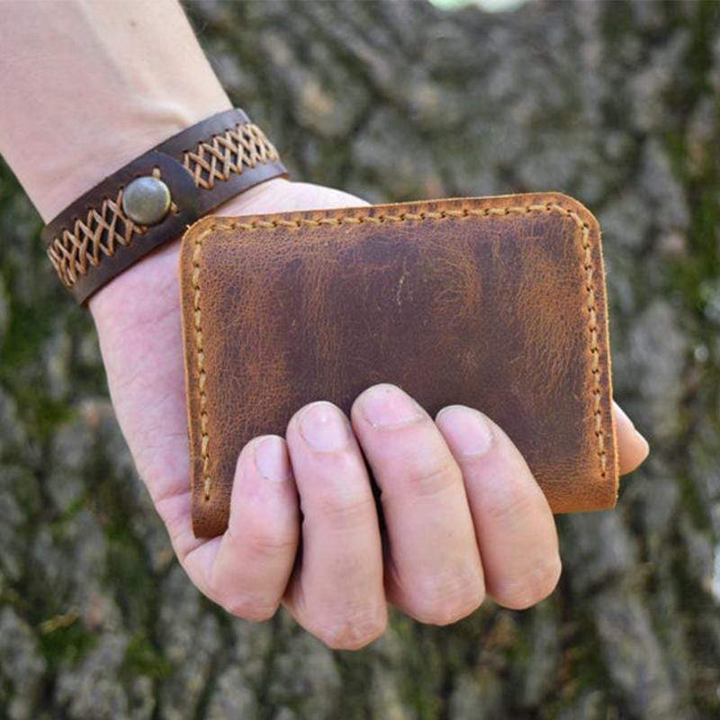 To Grandson - Premium Cow Leather Bifold Wallet