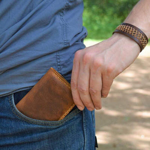 To Grandson - Premium Cow Leather Bifold Wallet