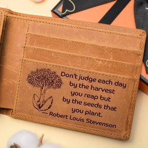 Robert Louis Stevenson Motivational Quotes - Bifold Wallet