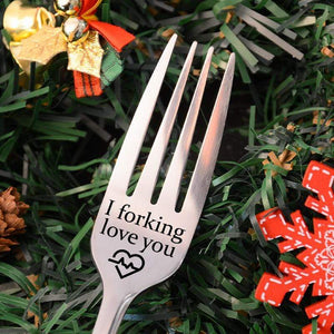 Engraved Fork - Best Gift for Husband Wife and Family