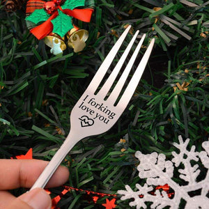 Engraved Fork - Best Gift for Husband Wife and Family