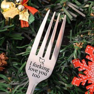 Engraved Fork - Best Gift for Husband Wife and Family