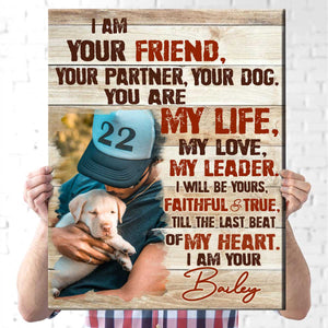 Christmas Gifts for Dog Lovers, Custom Pet Portrait, Dog Memorial Gifts, Dog Canvas Gifts From the Dog
