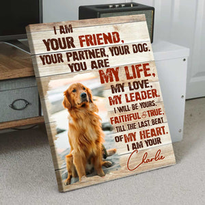 Christmas Gifts for Dog Lovers, Custom Pet Portrait, Dog Memorial Gifts, Dog Canvas Gifts From the Dog