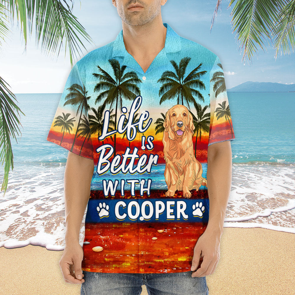 Better Life Sunset - Personalized Custom Hawaiian Shirt
