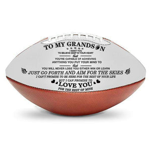 To My Grandson - Football- Never Lose