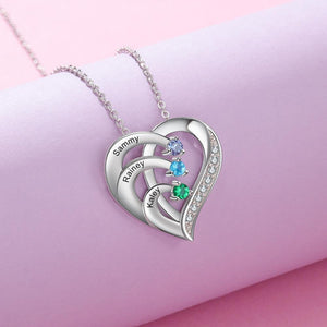 Names Customized Mom-Daughter / Sisters / Besties Necklace