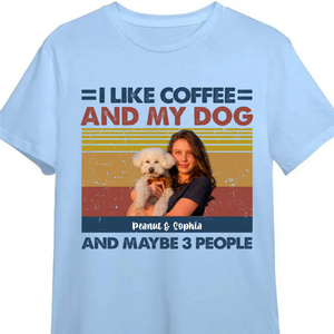 I Like Beer And My Dogs - Dog Personalized Custom Unisex T-shirt - Image Upload