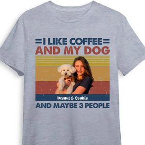 I Like Beer And My Dogs - Dog Personalized Custom Unisex T-shirt - Image Upload