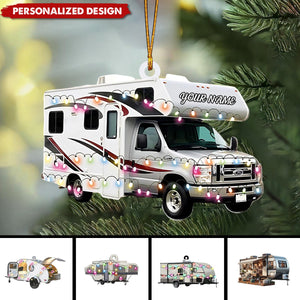 New Release Personalized Camping Car Christmas Ornament-Gifts For Camping Lovers