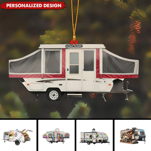 New Release Personalized Camping Car Christmas Ornament-Gifts For Camping Lovers