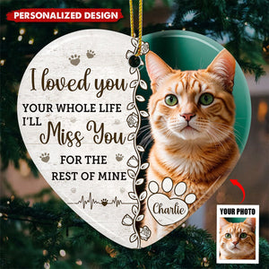 New Release My Best Friend And A True Hero-Personalized Ceramic Ornament-Christmas Gift,Sympathy Gift For Pet Lovers