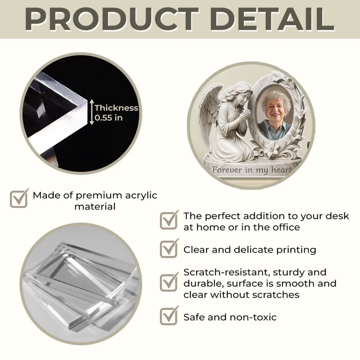 Dad You Are The Piece That Holds Us Together - Personalized Acrylic Plaque, Father's Day Gift for Dad