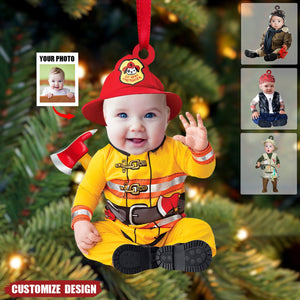 Custom Photo Christmas Ornament - Gifts For Babies,Children,Kids