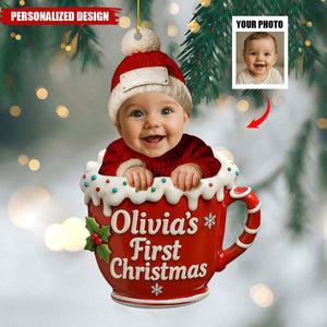 Baby’s First Christmas-Personalized Ornament-New Baby Holiday Keepsake Gift