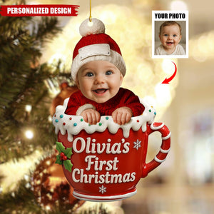 Baby’s First Christmas-Personalized Ornament-New Baby Holiday Keepsake Gift
