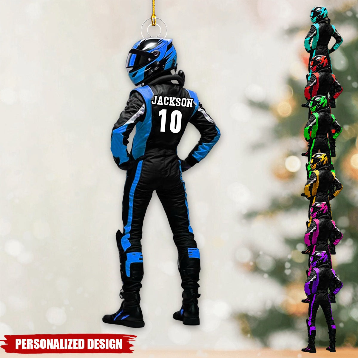Personalized Racer Ornaments-Gifts For Racing Lovers- New Release