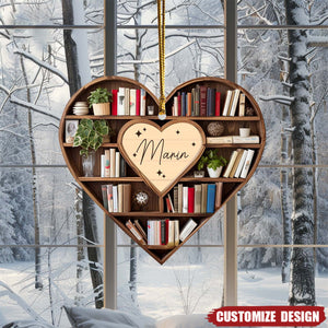 New Release Personalized Christmas Book Tree Name Ornament