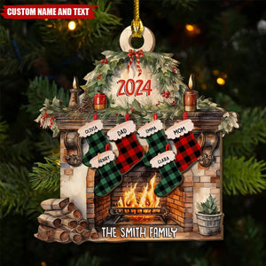 Family Heater - Personalized Custom Wood Ornament