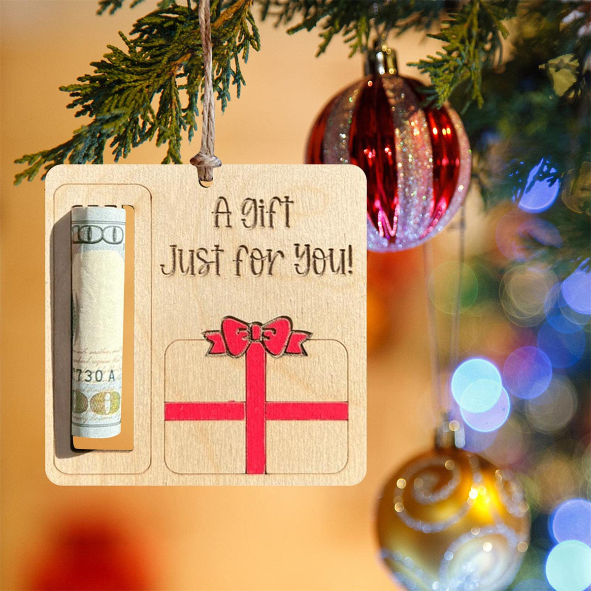 Christmas Money Holders Gift - Family Wooden Ornament - New Release