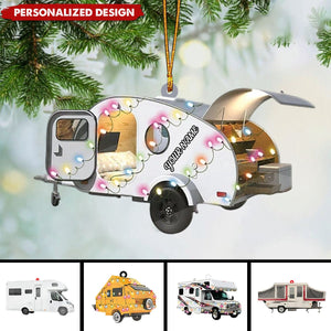 New Release Personalized Camping Car Christmas Ornament-Gifts For Camping Lovers