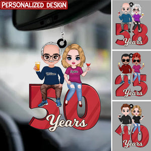 Personalized Anniversary Couple Annoying Each Other And Still Going Strong Ornament